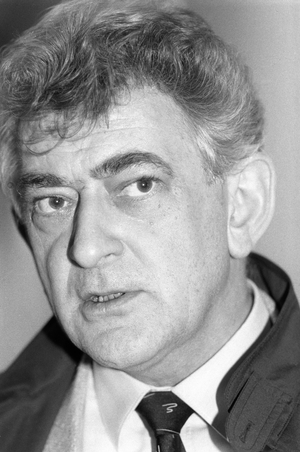 Oslo 19860413, Federation leader Erling Oen in the Hotel and Restaurant Workers' Union during mediation …, 1986 (photo)