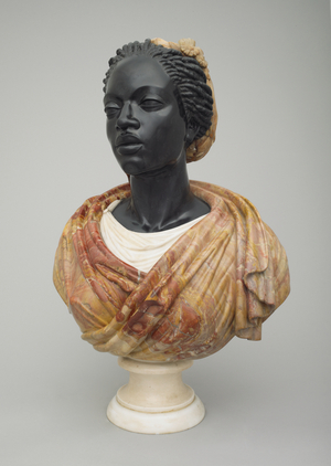Bust of a Woman, Rome, Italy, c.1650 (marble)