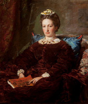 Effie Millais, née Gray (1828-1897), 1873 (oil on canvas)