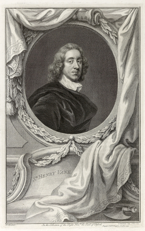 Sir Henry Vane (in the Collection of the Right Honorable the Earl of Oxford), 1742 (line engraving on paper)
