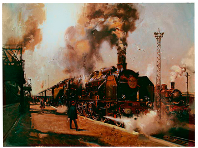 Fleche D'or (oil on canvas)