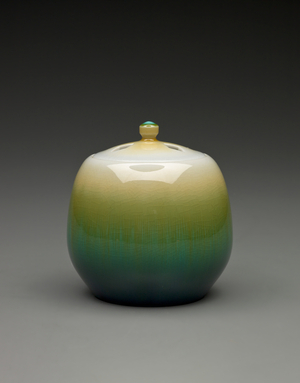 Saiyu Censer, c.2002 (porcelain with polychrome glaze)