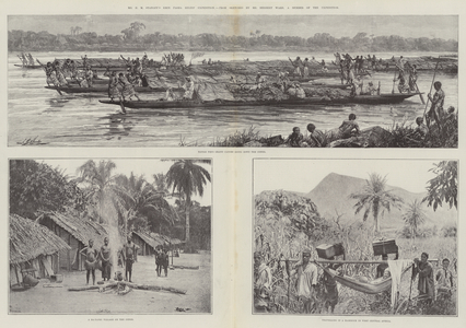 Mr H M Stanley's Emin Pasha Relief Expedition (litho)