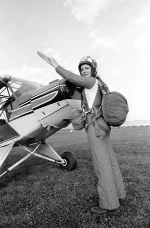 Catharina Conti, 1974 (b/w photo)