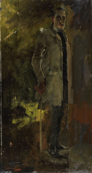 Portrait of Floris Verster, 1880-1923 (oil on panel)