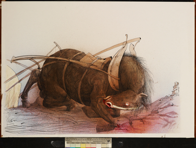 Animal Farm, p134&135, 1995 (drawing)