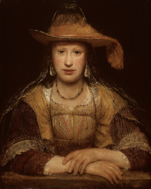 Portrait of a Young Woman, c.1690 (oil on canvas)