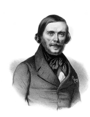 Joseph Mery (1797-1866) French writer, journalist, engraving