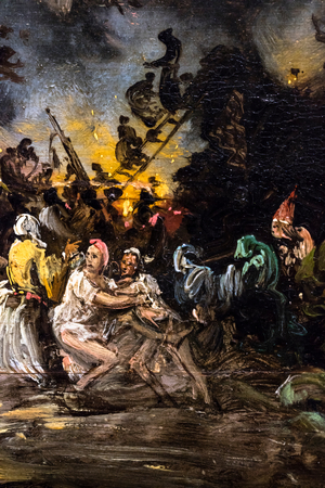 The Sabbath, circa 1865 (oil on wood)