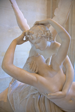 Psyche revived by Love, 1796 (marble)