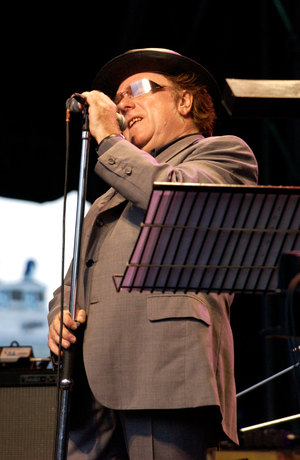 Van Morrison performing in Frome