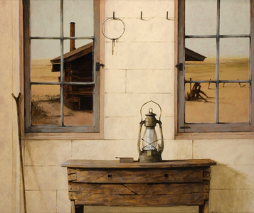 The Lamp, 2005 (acrylic on board)