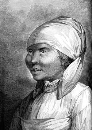 Native woman from Kamtchaka, 1785 (engraving)