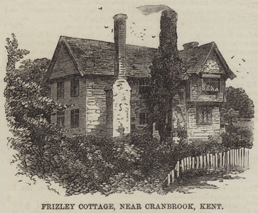 Frizley Cottage, near Cranbrook, Kent (engraving)