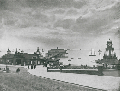 The Pier and Pier Approach, Southend-On-Sea (b/w photo)