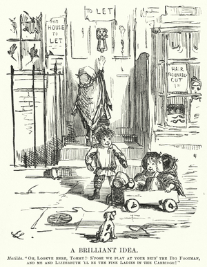 Punch cartoon: A Brilliant Idea (engraving)