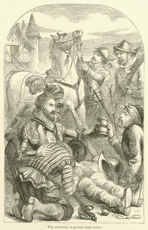 Thy necessity is greater than mine (engraving)