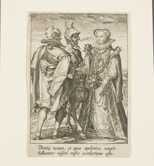 A Marriage Founded on Wealth, Which is the Work of the Devil (engraving)
