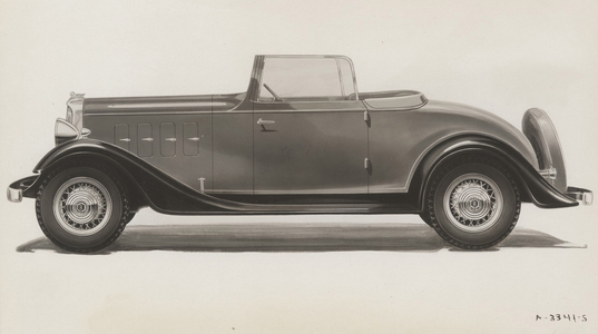 Essex Terraplane 8 convertible coupe, 1933 (b/w photo)