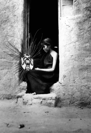 Hopi Basket Weaver (photo)