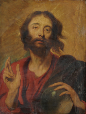 Christ as Saviour of the World, 1620 (oil on canvas)
