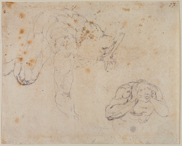 Copy from the Last Judgment, 16th century (drawing)