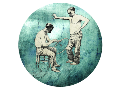 Old Timeys, 2014 (screenprint)