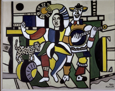 The Dog on a Bal, 1953-54 (oil on canvas)