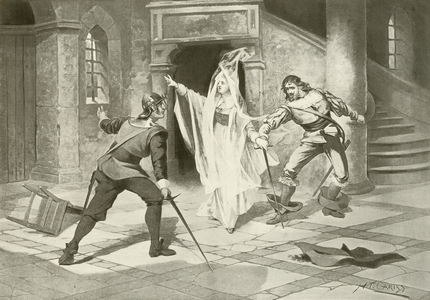 I Puritani, Act I scene v (gravure)