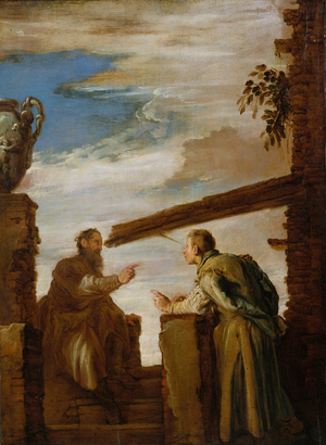 The Parable of the Mote and the Beam, c.1619 (oil on wood)