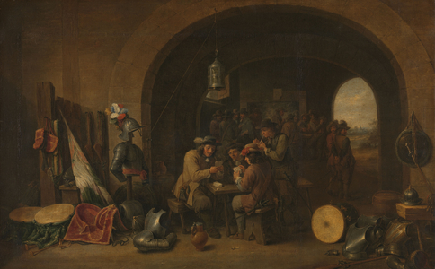 Guardroom, 1670 (oil on canvas)