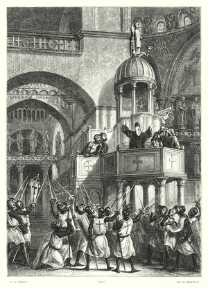 Lord Byron's Childe Harold, Canto IV, Stanza 12 (engraving)