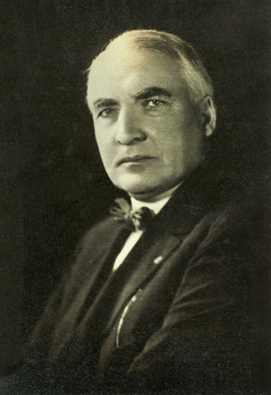 Portrait of U.S. President Warren Harding (photo)