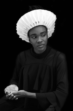 Renaissan-ce florale 2, 2019 (b/w photo)