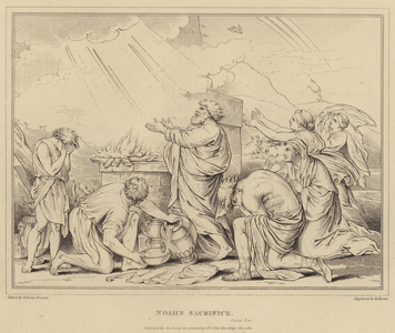 Noah's Sacrifice, Genesis (engraving)
