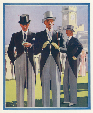 Men's Outfitting: Morning suits (colour litho)