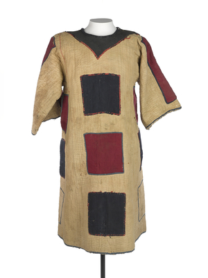 One of two Dervish jibbahs worn by Wad El Nejumi and his son, c.1887 (textile)