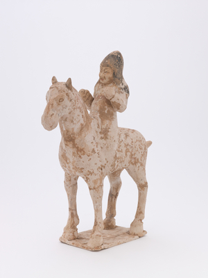 Horse and Rider (earthenware)