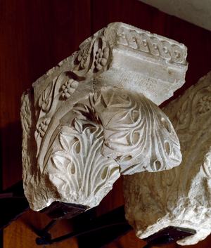 Medieval art: Shelf from Santa Maria of Aurona - Civic Collections of Ancient Art, Milan, Italy