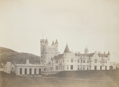 Balmoral Castle, West side
, 1856  (Salted paper print)
