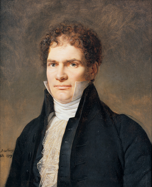 Portrait of a man wearing a cravat, 1809 (oil on canvas)
