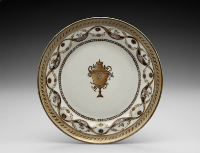 Side or Dessert Plate from a Dinner and Dessert Service, c. 1800-1810 (porcelain)