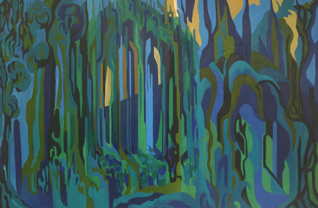 Godstow Abbey Ruins 'Past and Present', 1967 (oil on board)