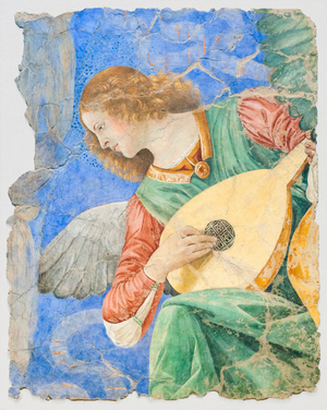 Music making angels, around 1480, (fresco)