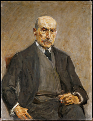 Self-portrait (panting)