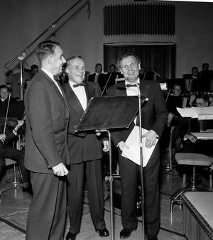 Oslo 19620920 Entertainment program at NRK Radio Friday night. Here the duo (in …, 1962 (photo)