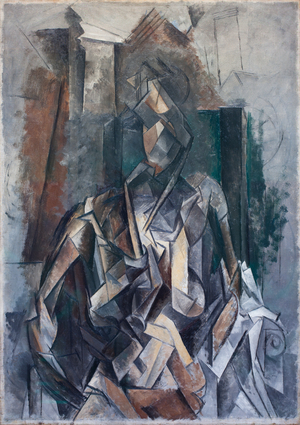 Woman seated in an armchair, 1910 (oil on canvas)