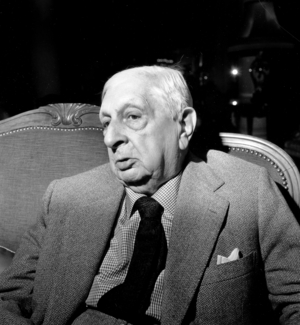 Giorgio de Chirico, nov 1974 (b/w photo)