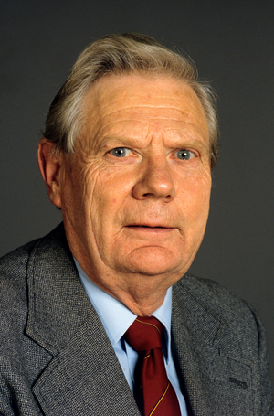 Oslo November 1985: Storting representative Aage Ramberg (Kr.f.) Vestfold …, 1985 (photo)