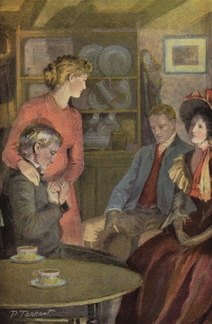 Illustration for Silas Marner by George Eliot (colour litho)